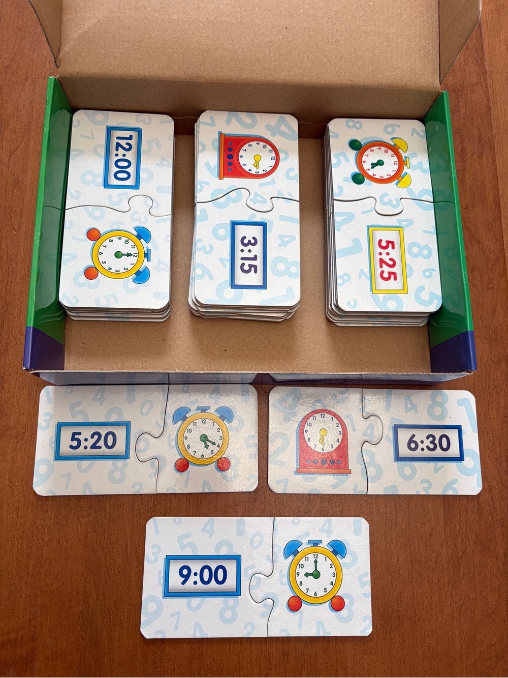 (2/$25) Match It! - Time Educational Puzzle